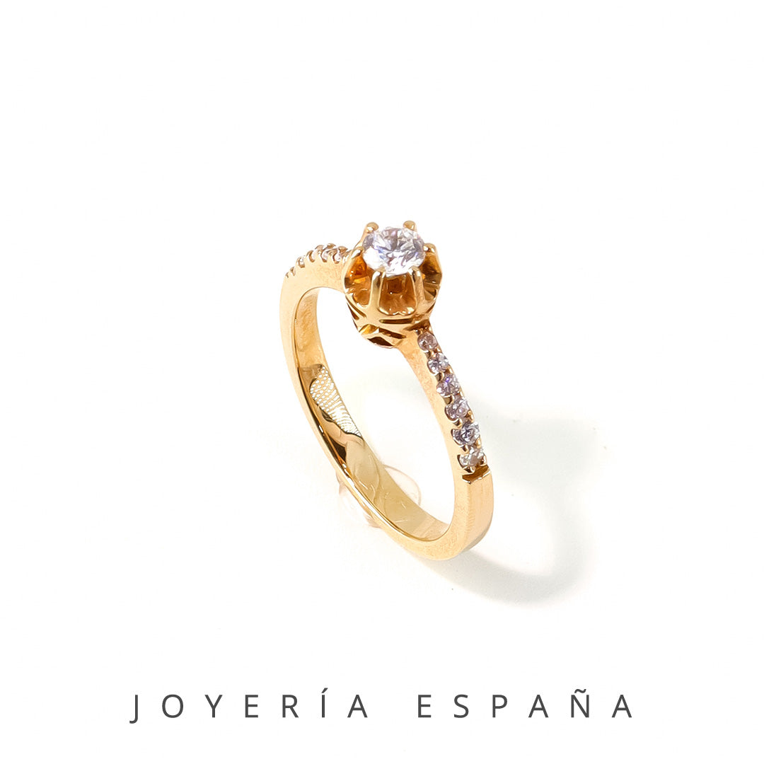 Anillo De Compromiso Modelo "Monroe" AC_196