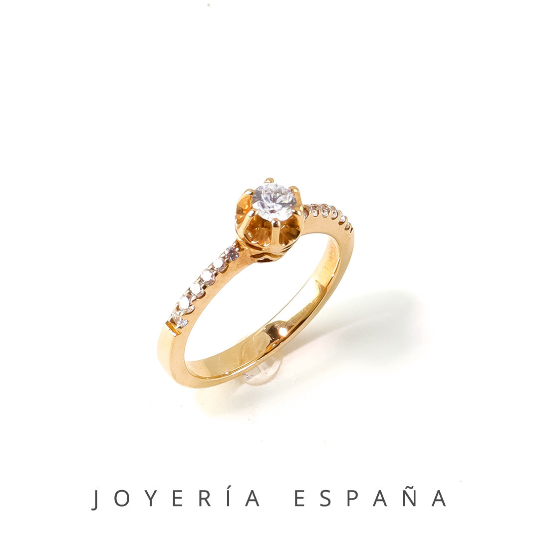 Anillo De Compromiso Modelo "Monroe" AC_196