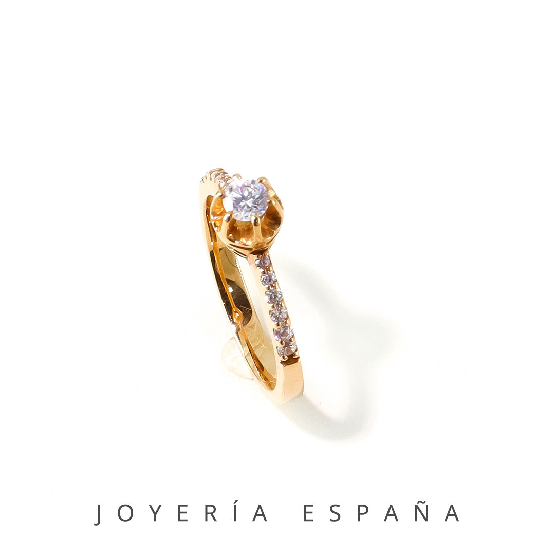 Anillo De Compromiso Modelo "Monroe" AC_196