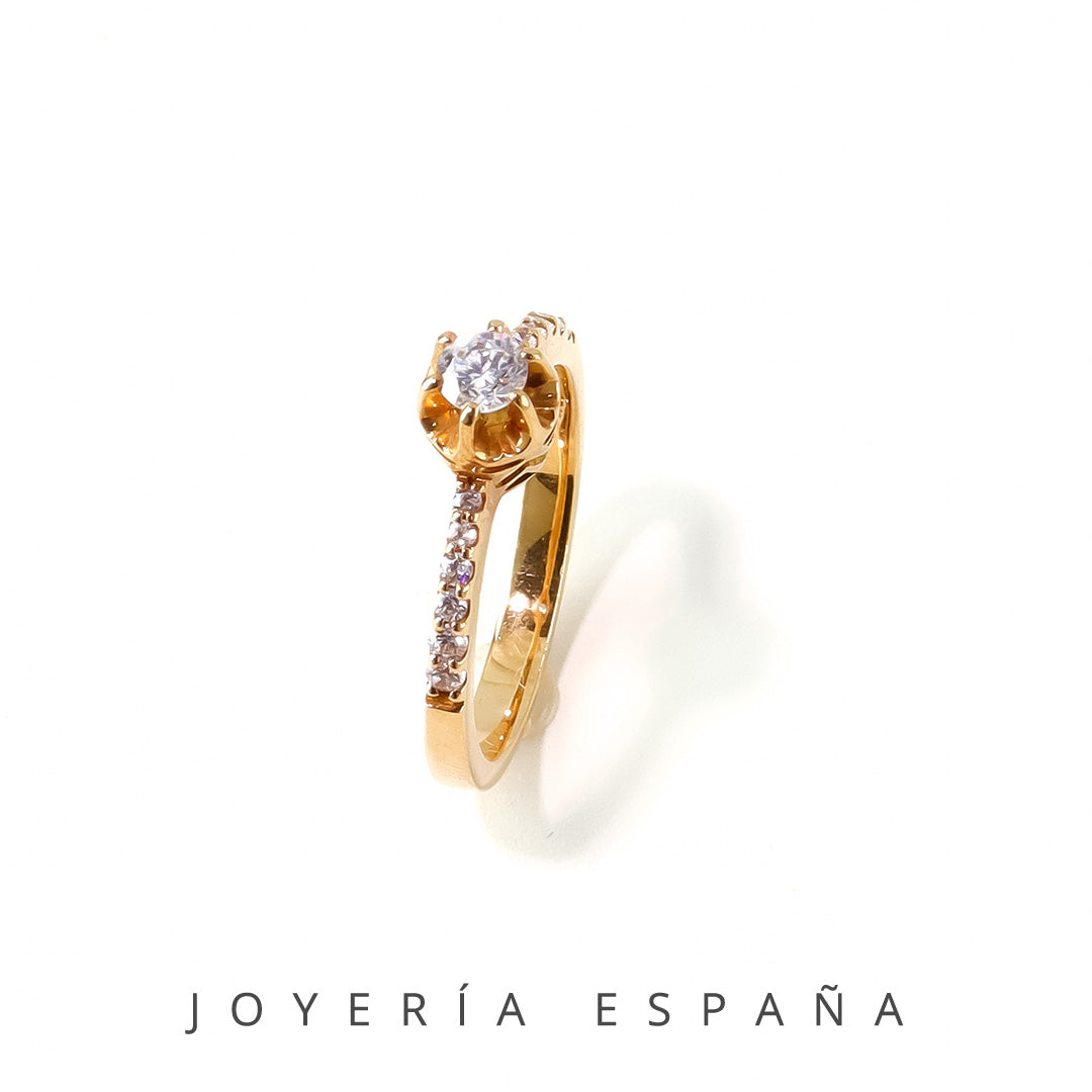 Anillo De Compromiso Modelo "Monroe" AC_196