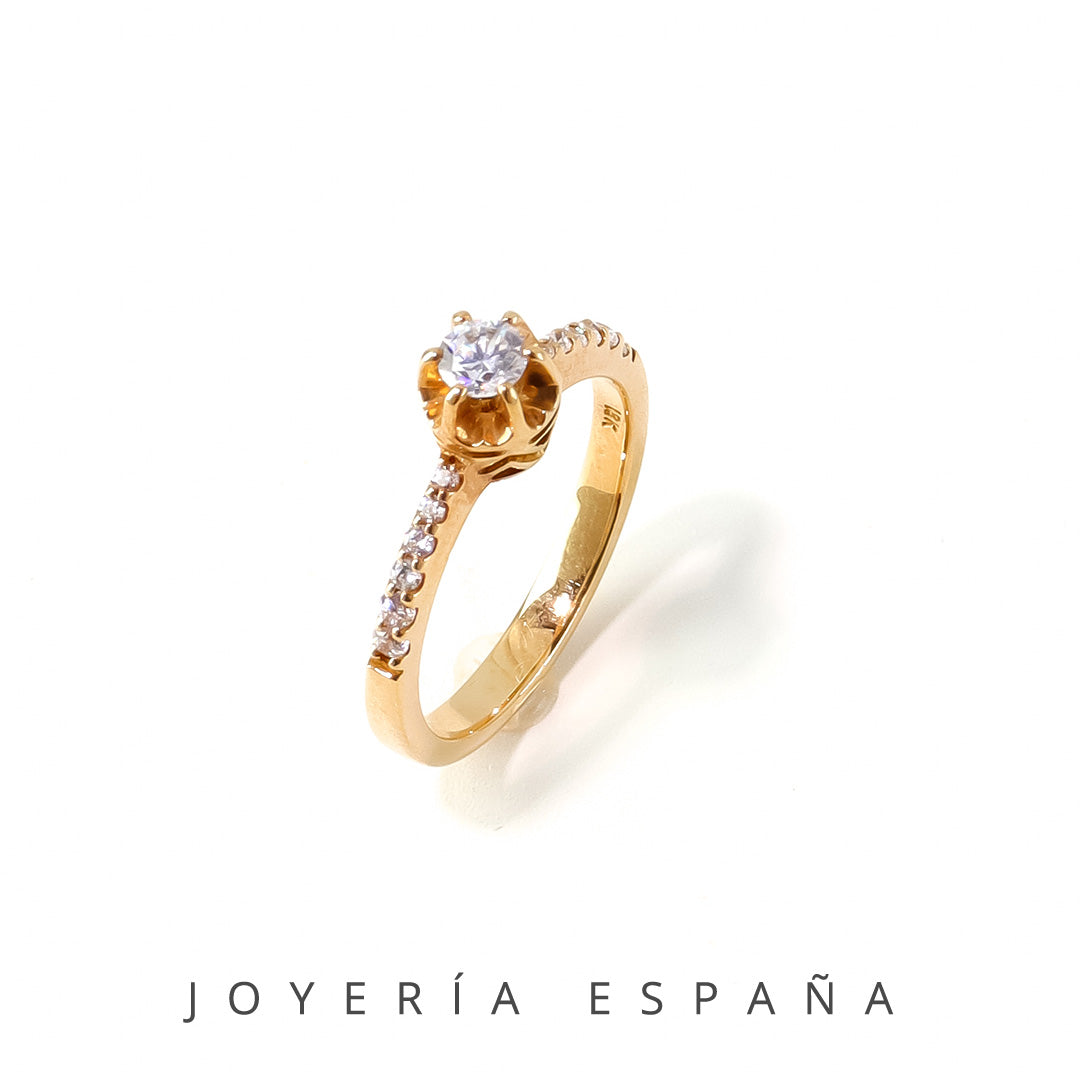 Anillo De Compromiso Modelo "Monroe" AC_196