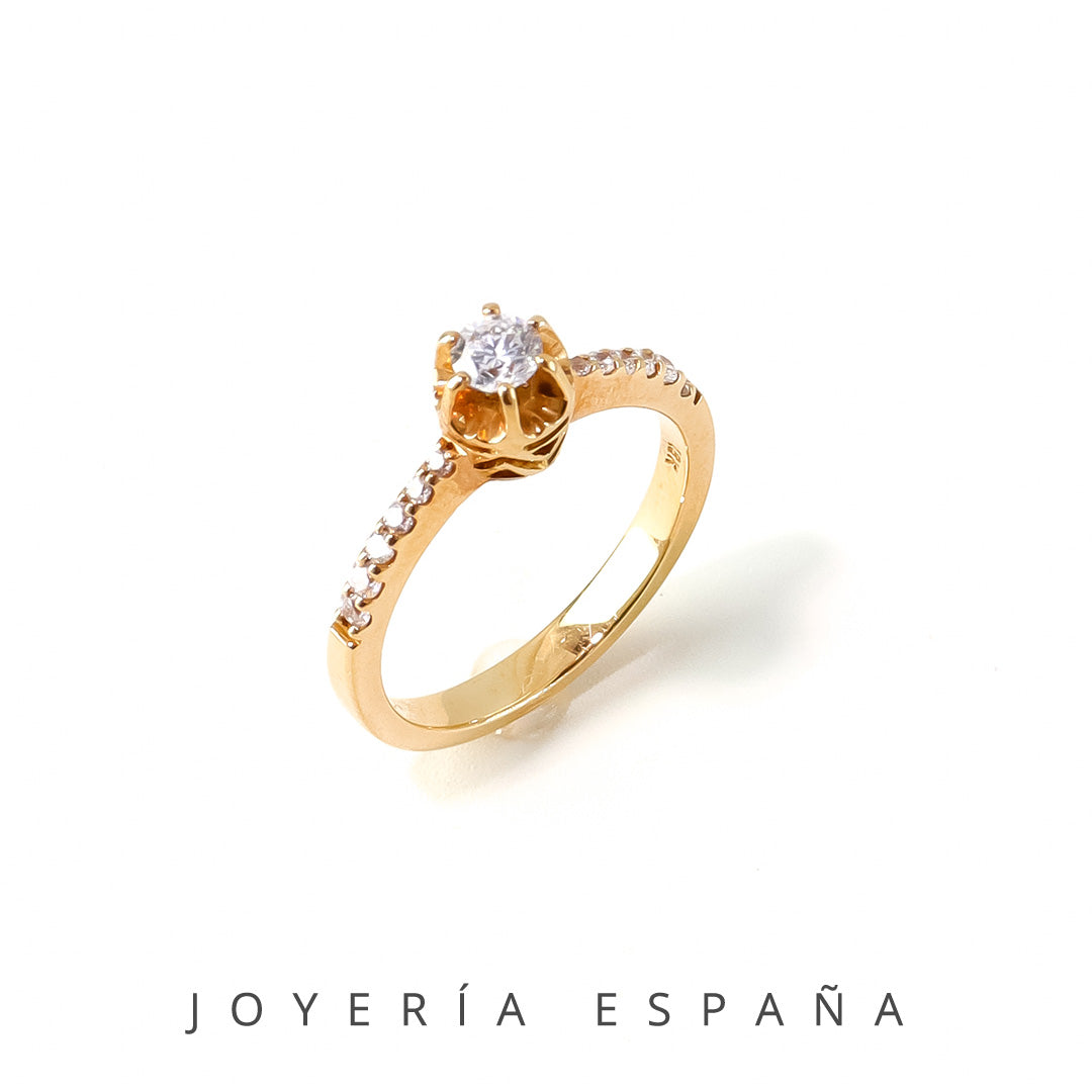 Anillo De Compromiso Modelo "Monroe" AC_196
