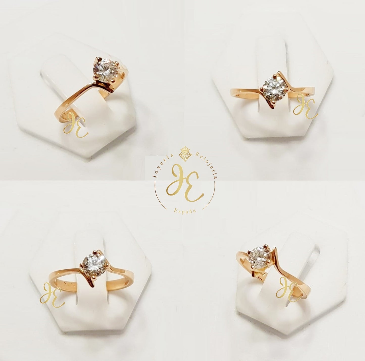 Anillo De Compromiso Modelo "Sofía" AC_102