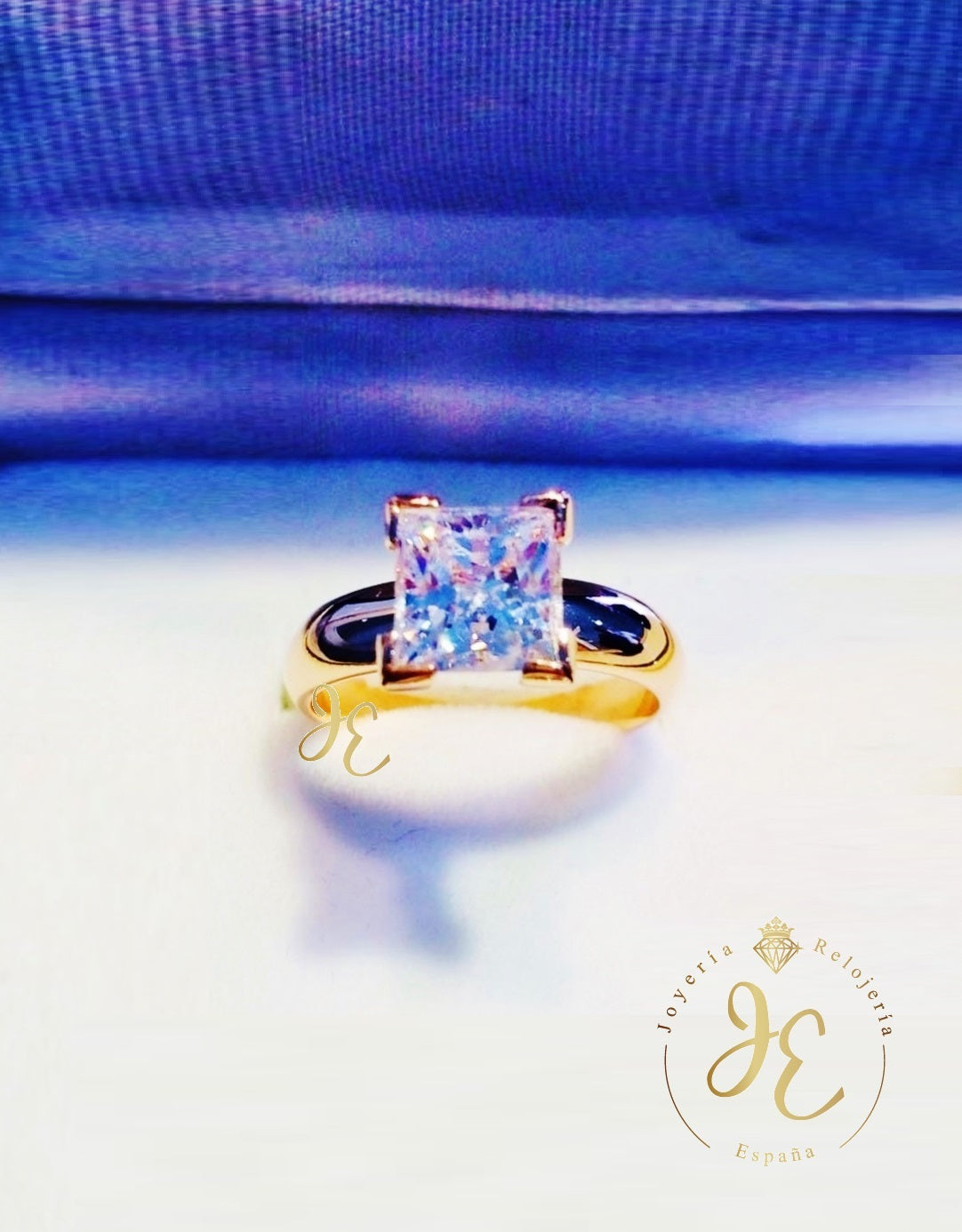 Anillo De Compromiso Modelo "Square" AC_52