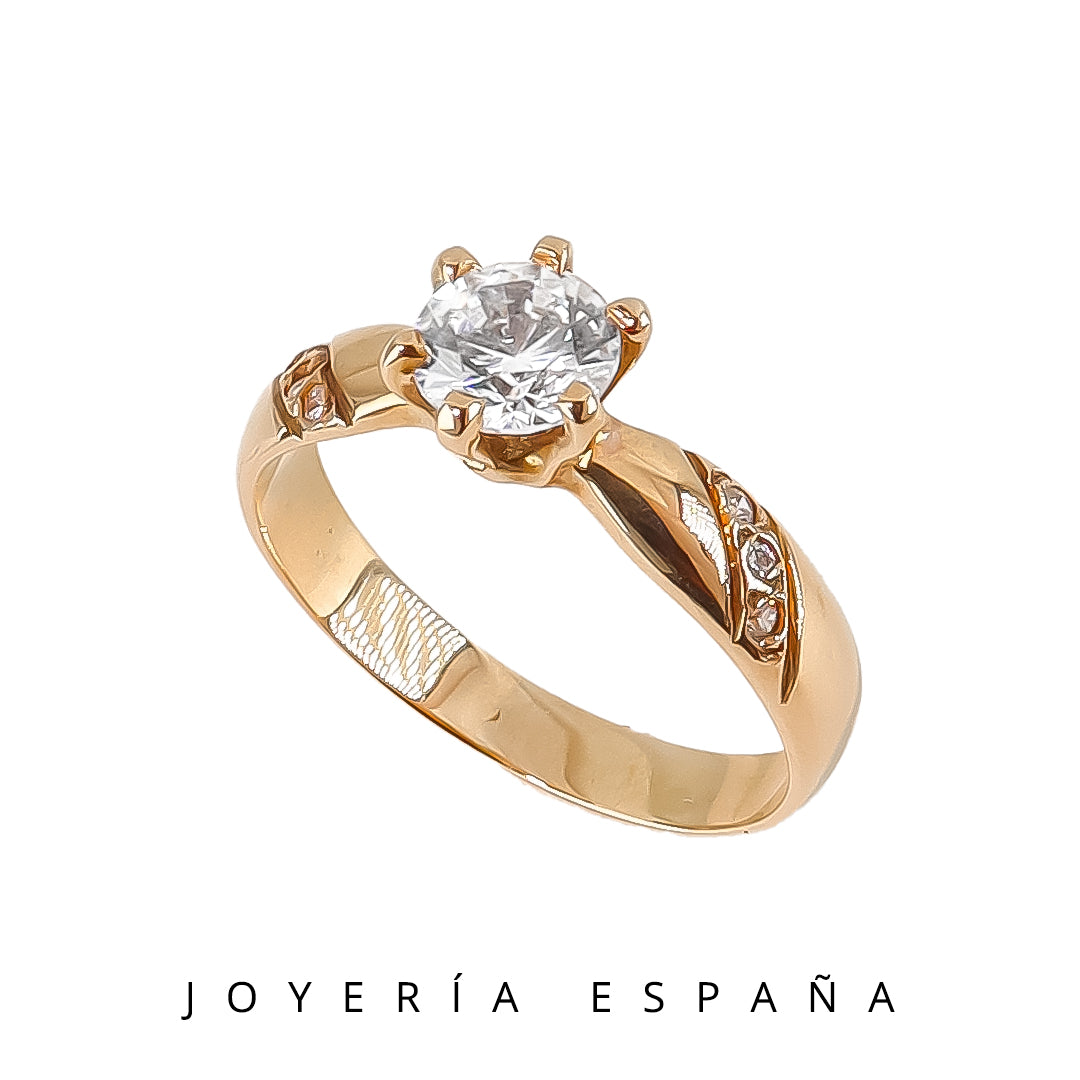 Anillo De Compromiso Modelo "Sora" AC_17