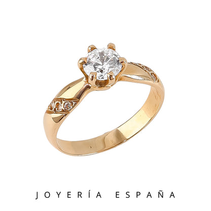 Anillo De Compromiso Modelo "Sora" AC_17