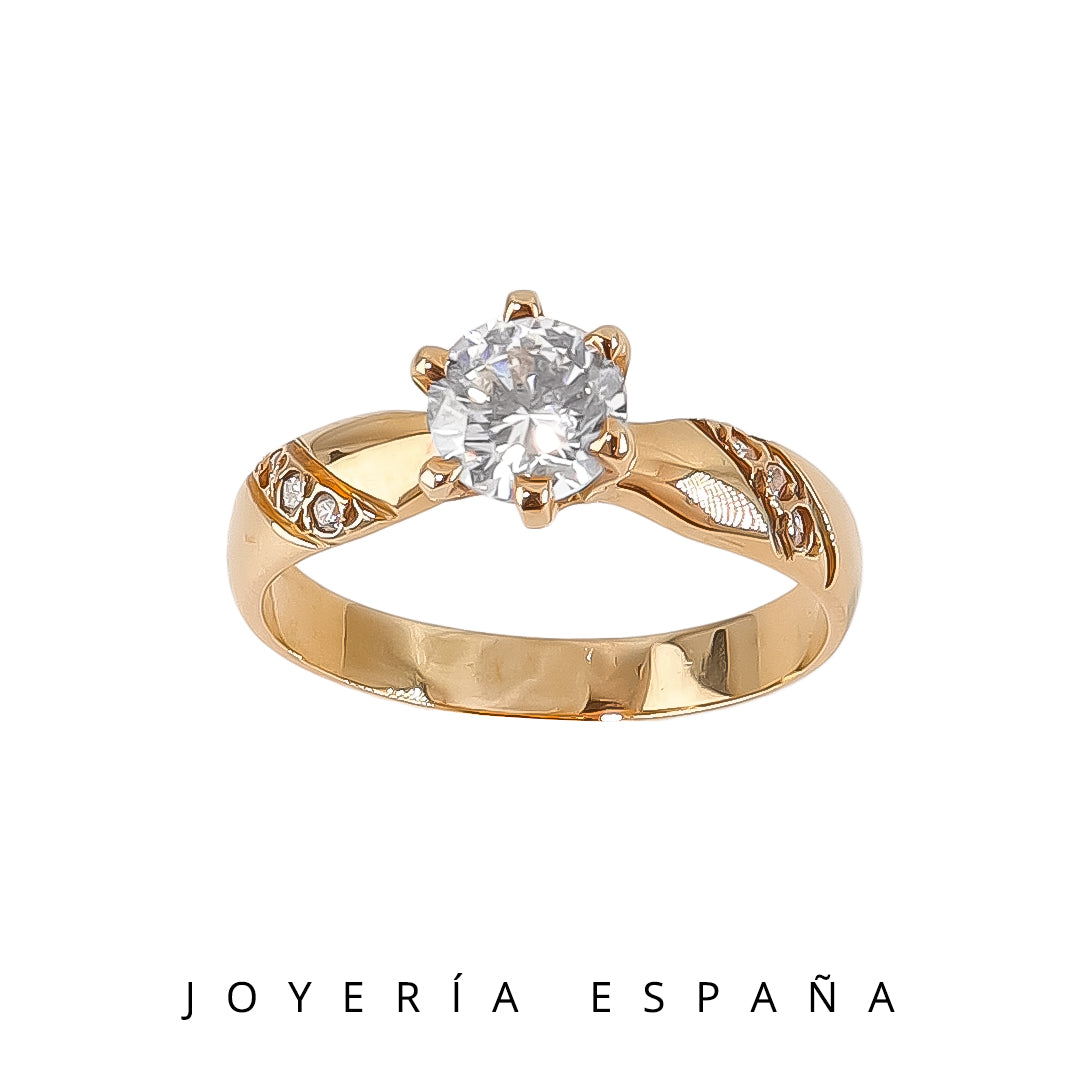 Anillo De Compromiso Modelo "Sora" AC_17