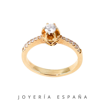 Anillo De Compromiso Modelo "Monroe" AC_196