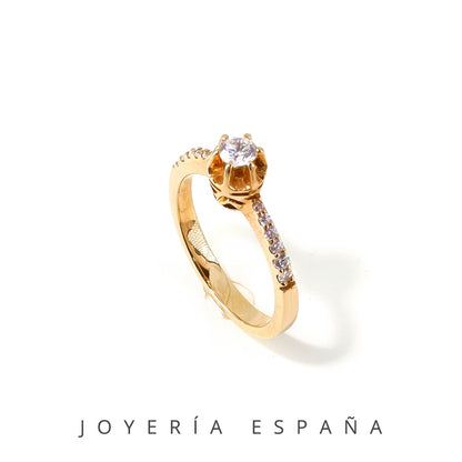 Anillo De Compromiso Modelo "Monroe" AC_196