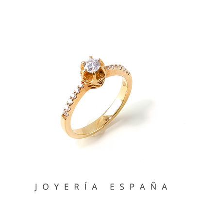 Anillo De Compromiso Modelo "Monroe" AC_196