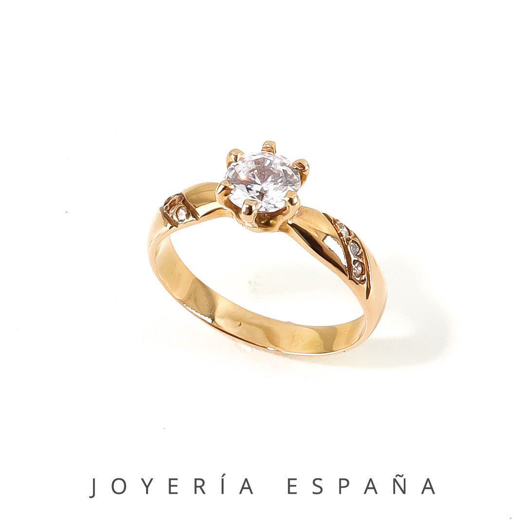 Anillo De Compromiso Modelo "Sora" AC_17