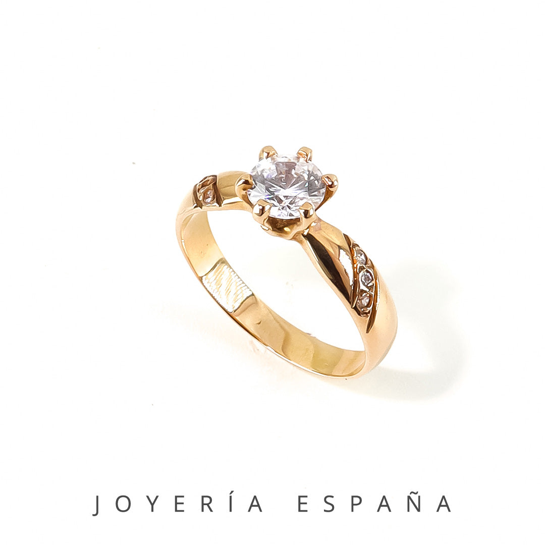 Anillo De Compromiso Modelo "Sora" AC_17