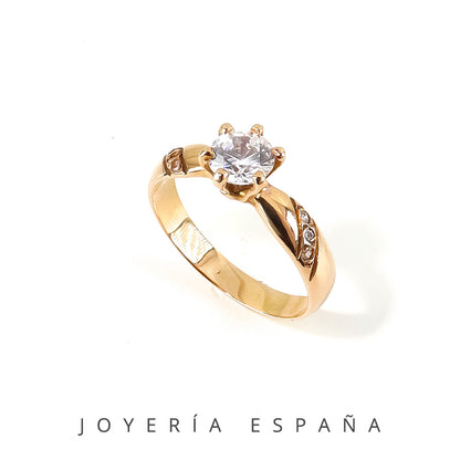 Anillo De Compromiso Modelo "Sora" AC_17