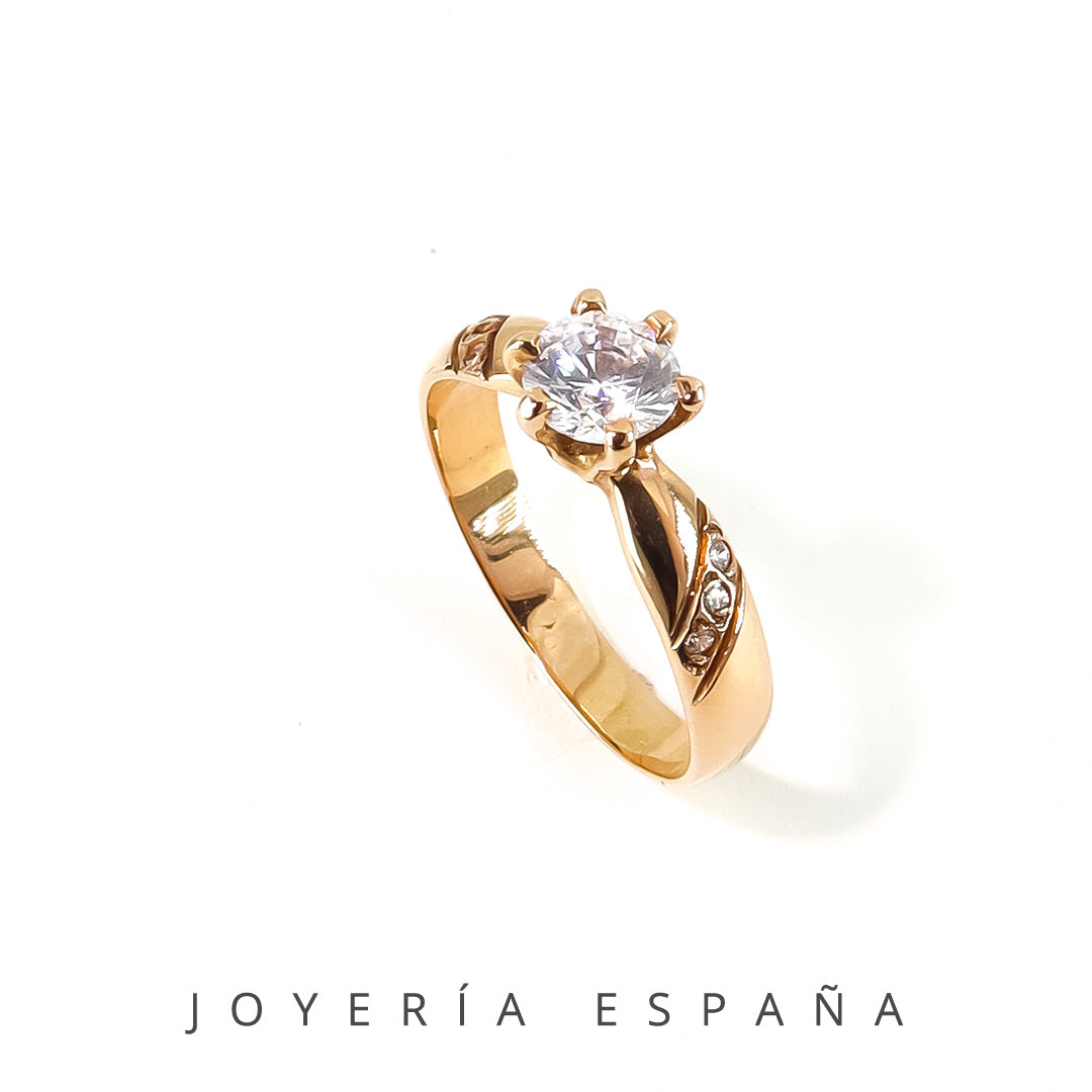 Anillo De Compromiso Modelo "Sora" AC_17
