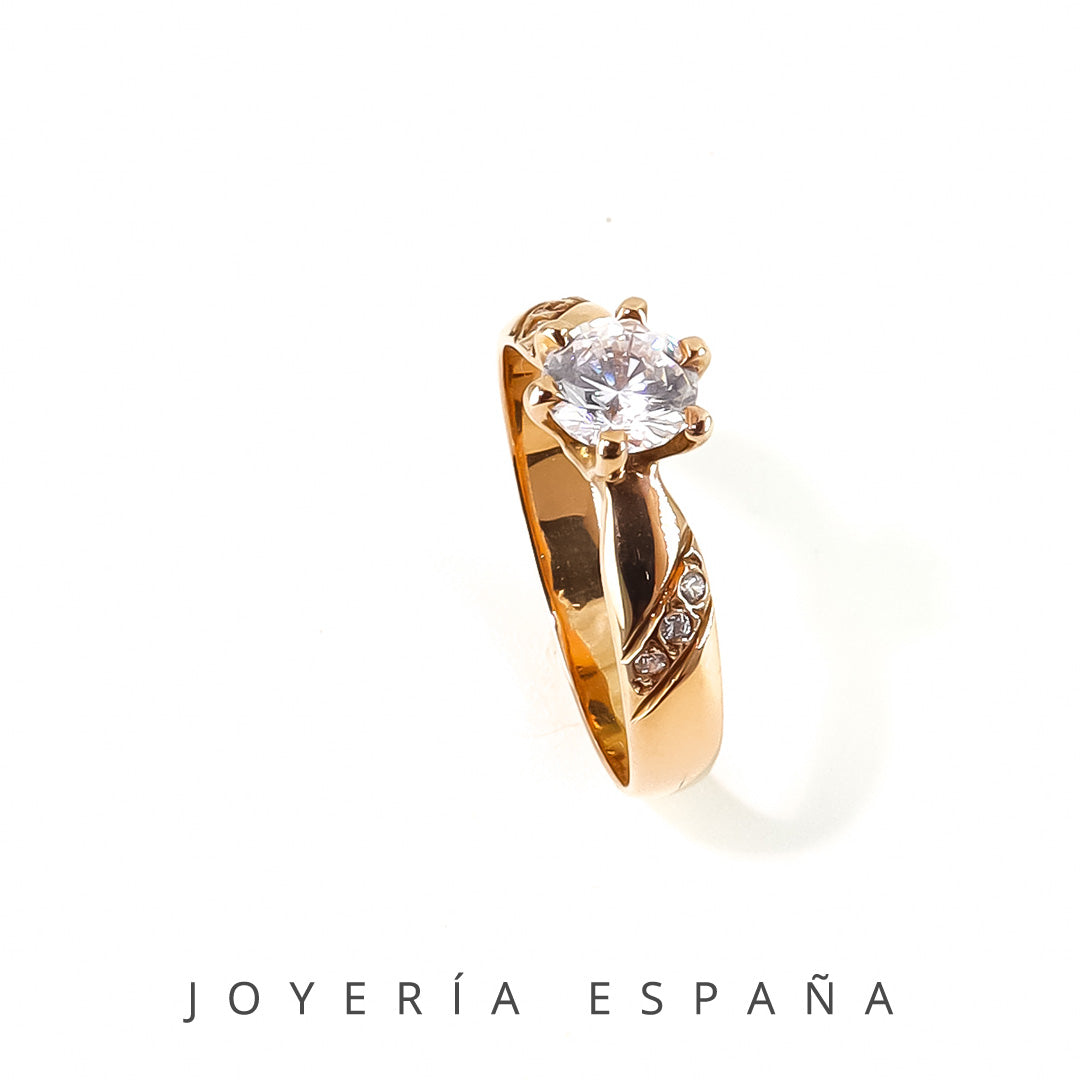 Anillo De Compromiso Modelo "Sora" AC_17