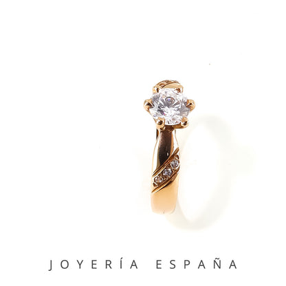 Anillo De Compromiso Modelo "Sora" AC_17