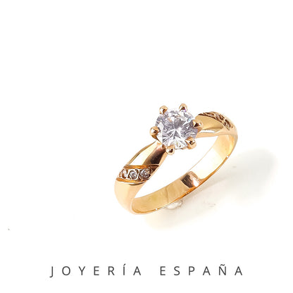 Anillo De Compromiso Modelo "Sora" AC_17