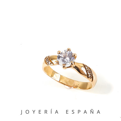 Anillo De Compromiso Modelo "Sora" AC_17