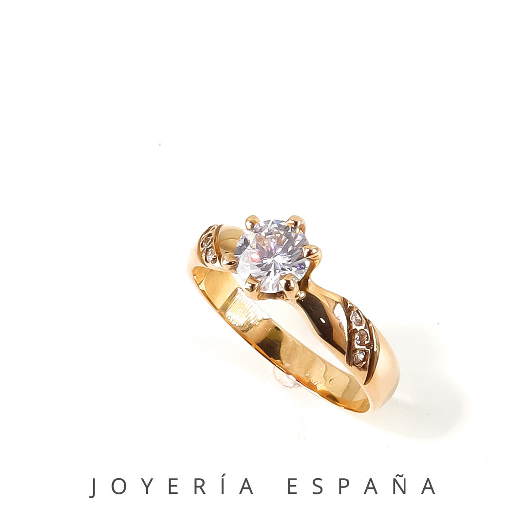 Anillo De Compromiso Modelo "Sora" AC_17