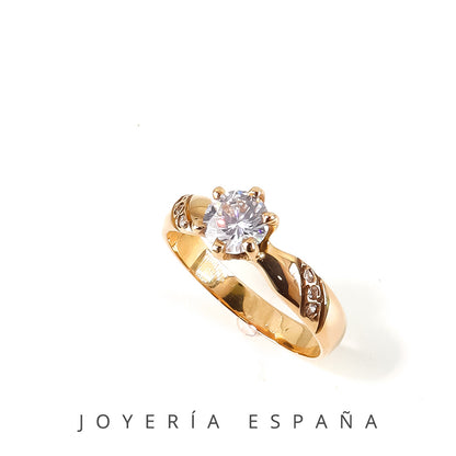 Anillo De Compromiso Modelo "Sora" AC_17
