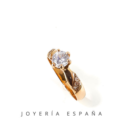 Anillo De Compromiso Modelo "Sora" AC_17