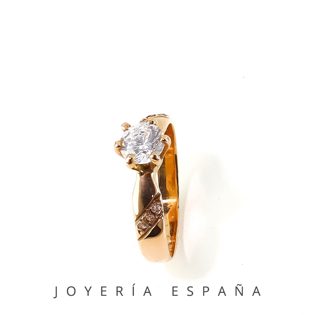 Anillo De Compromiso Modelo "Sora" AC_17