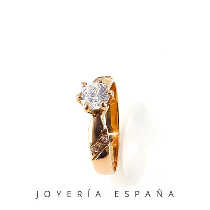 Anillo De Compromiso Modelo "Sora" AC_17