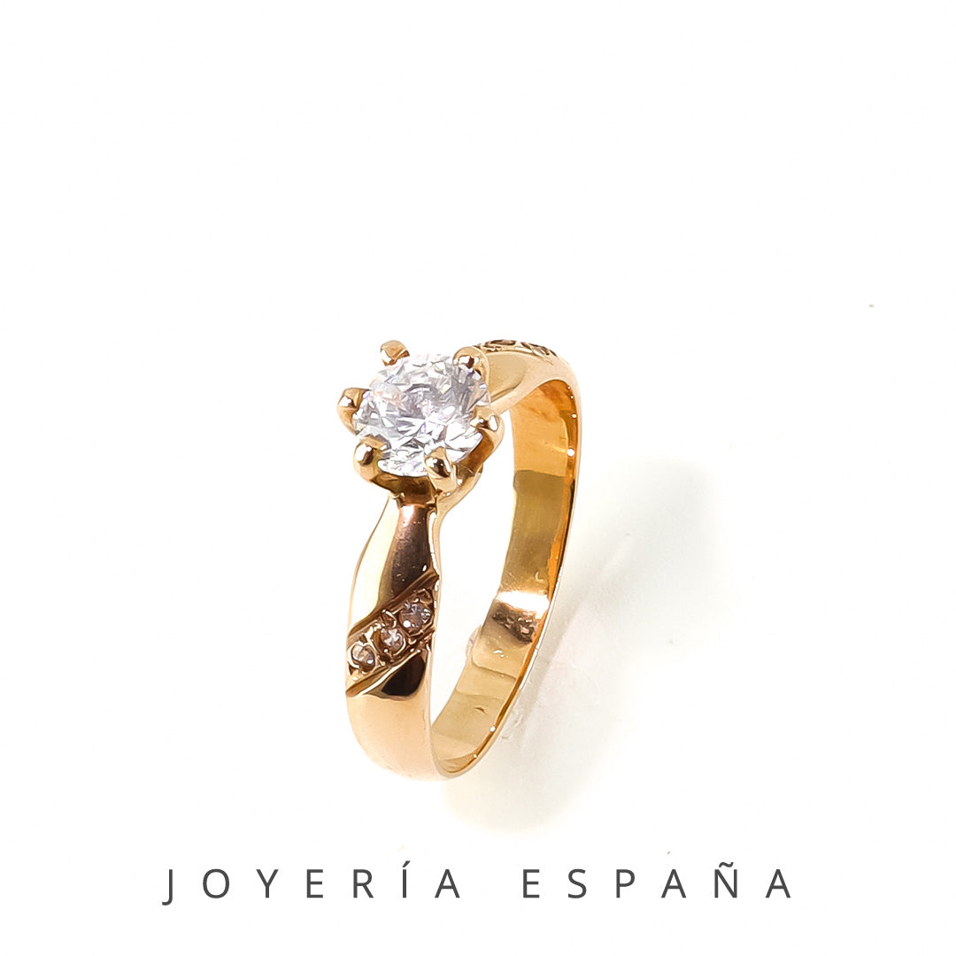 Anillo De Compromiso Modelo "Sora" AC_17