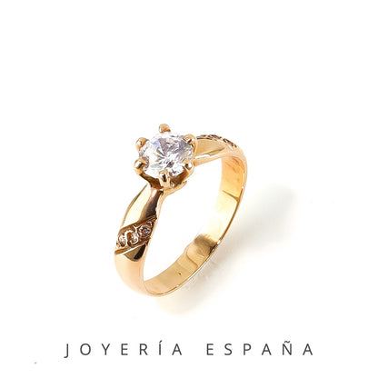 Anillo De Compromiso Modelo "Sora" AC_17