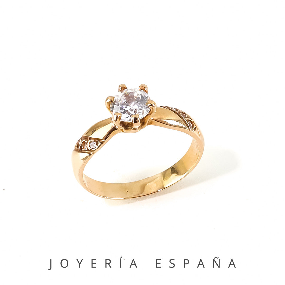 Anillo De Compromiso Modelo "Sora" AC_17