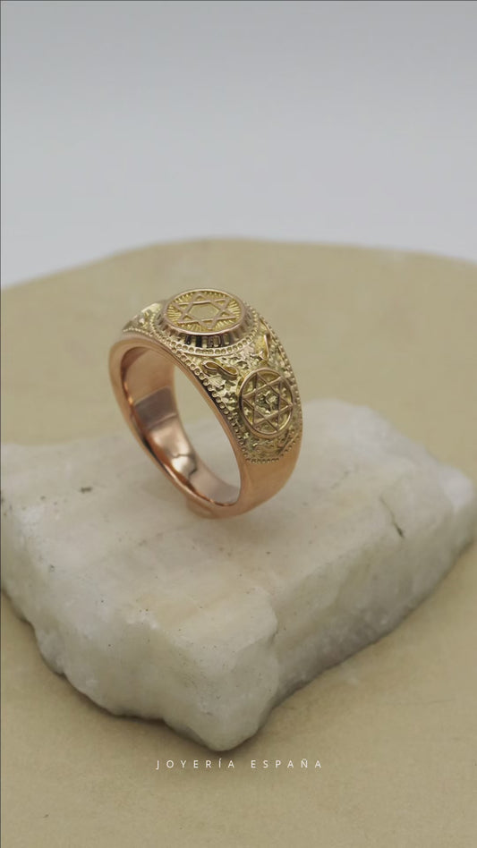 Anillo "Estrella De David" CC_177