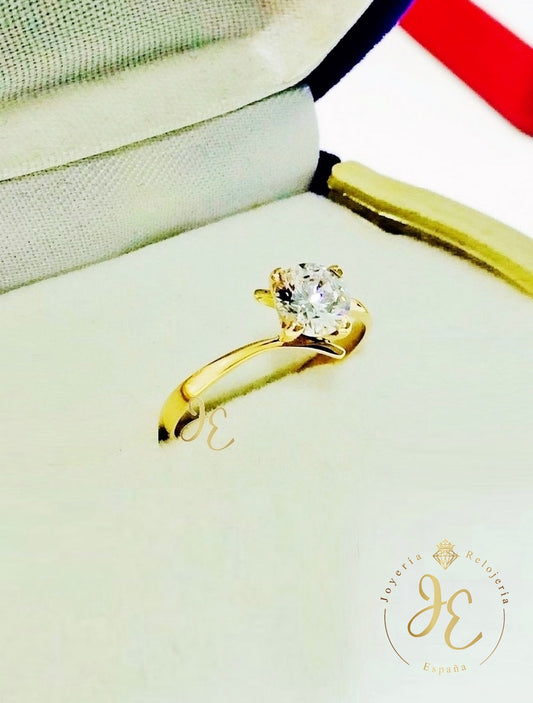 Anillo De Compromiso Modelo "Sofía" AC_112