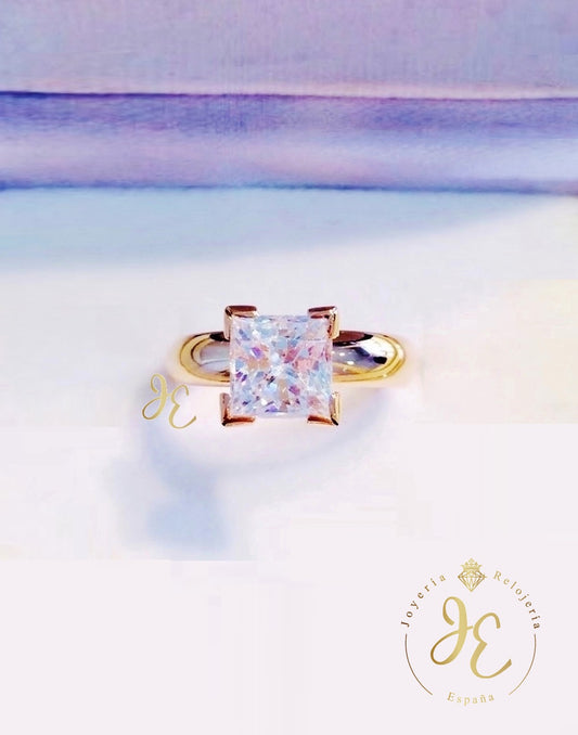 Anillo De Compromiso Modelo "Square" AC_52