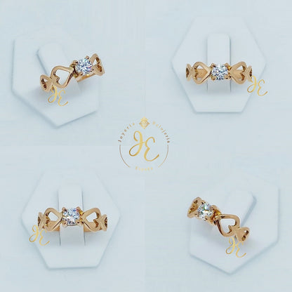 Anillo De Compromiso Modelo "Heart" AC_06